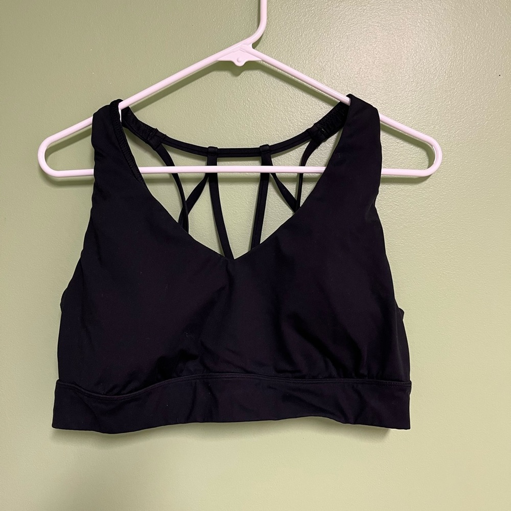 All in Motion Black Sports Bra